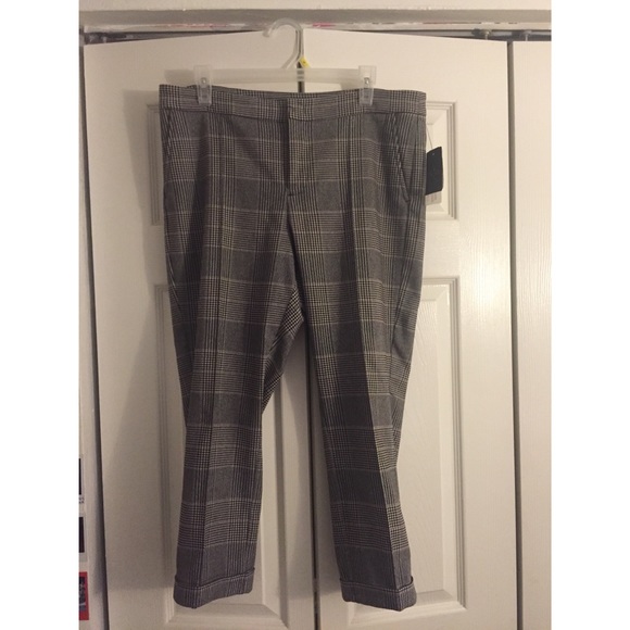 Nordstrom Pants - NWT Plaid Dress Pants that are cuffed.